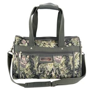 90s tapestry duffle bag carry on luggage 1990s vintage